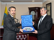 BULGARİSTAN HASKOVA BELEDİYE BAŞKAN YARDIMCISI VE HASKOVA TİCARET VE SANAYİ ODASI BAŞKANI'NDAN REKTÖR PROF. DR. YENER YÖRÜK'E ZİYARET