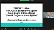 TÜBİTAK 2237-A ‘’DOĞA VE SANAT EĞİTİMİ’’ TAMAMLANDI