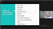 TÜBİTAK 2237-A ‘’DOĞA VE SANAT EĞİTİMİ’’ TAMAMLANDI