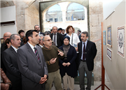 HAT VE TEZHİP SERGİSİ AÇILDI