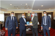 EDİRNE ŞAHİ SPOR KULÜBÜ BAŞKANI ŞAMİL DOĞU DELEN’DEN REKTÖR PROF. DR. ERHAN TABAKOĞLU’NA ZİYARET