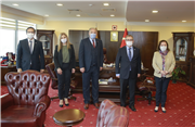 KOSOVA DEMOKRATİK TÜRK PARTİSİ GENEL BAŞKANI VE MECLİS BAŞKAN VEKİLİ FİKRİM DAMKA’DAN REKTÖR PROF. DR. ERHAN TABAKOĞLU’NA ZİYARET