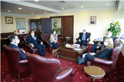 KOSOVA DEMOKRATİK TÜRK PARTİSİ GENEL BAŞKANI VE MECLİS BAŞKAN VEKİLİ FİKRİM DAMKA’DAN REKTÖR PROF. DR. ERHAN TABAKOĞLU’NA ZİYARET