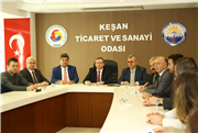 REKTÖRÜMÜZ VE REKTÖR YARDIMCIMIZDAN KEŞAN PROTOKOLÜ İLE BİR ARAYA GELDİ