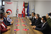 KOSOVA DEMOKRATİK TÜRK PARTİSİ GENEL BAŞKANI VE MECLİS BAŞKAN VEKİLİ FİKRİM DAMKA’YA, TRAKYA ÜNİVERSİTESİ’NDEN İADEİZİYARET