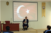 ÜNİVERSİTEMİZDE BİR HİLAL UĞRUNA MAKEDONYA’DAN ÇANAKKALE’YE YAŞANMIŞ HİKAYELER KONFERANSI GERÇEKLEŞTİRİLDİ