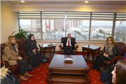 EDİRNE AK PARTİ KADIN KOLLARINDAN REKTÖRÜMÜZE ZİYARET