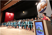 SAĞLIK HİZMETLERİ MESLEK YÜKSEKOKULU YENİ SAĞLIK NEFERLERİNİ MEZUN ETTİ