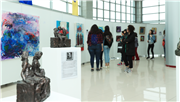 SANAT VE SANAT EĞİTİMİ PANELİ İLE SEKİZİZ+BİRİZ SERGİSİ GERÇEKLEŞTİRİLDİ