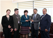 HARKOV DEVLET TASARIM VE SANAT AKADEMİSİNDEN REKTÖRÜMÜZE ZİYARET