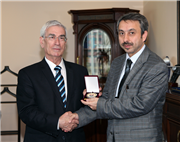 BURGAS FREE ÜNİVERSİTESİ'NDEN ÜNİVERSİTEMİZ REKTÖRÜ PROF. DR. YENER YÖRÜK'E ZİYARET