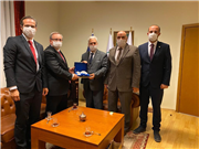 BULGARİSTAN BAŞMÜFTÜSÜ DR. MUSTAFA HACI ALİŞ’E REKTÖR PROF. DR. ERHAN TABAKOĞLU’NDAN İADEİZİYARET