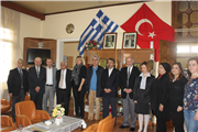 REKTÖRÜMÜZ VE ÖĞRETİM ÜYELERİMİZDEN GÜMÜLCİNE ZİYARETİ