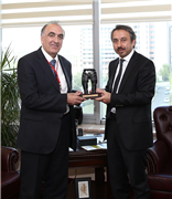 TUZLA ÜNİVERSİTESİ REKTÖRÜ PROF. DR. ENVER HALİLOVİĆ’DEN ZİYARET