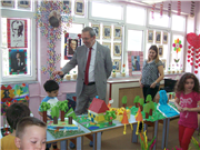 ÜNİVERSİTEMİZ ANAOKULU ÖĞRENCİLERİNDEN RESİM SERGİSİ