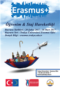 ERASMUS ÖĞRENCİ (ÖĞRENİM & STAJ) HAREKETLİLİĞİ BAŞVURULARI BAŞLAMIŞTIR