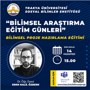 BİLİMSEL ARAŞTIRMA EĞİTİM GÜNLERİ