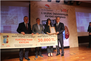 I.ULUSAL ÜNİVERSİTELER PATENT YARIŞMASI BİRİNCİSİ TRAKYA ÜNİVERSİTESİNDEN