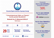 REKTÖRÜMÜZ “YÜKSEKÖĞRETİMDE EĞİTİM VE ÖĞRETİM” PANELİNE KONUŞMACI OLARAK DAVET EDİLDİ