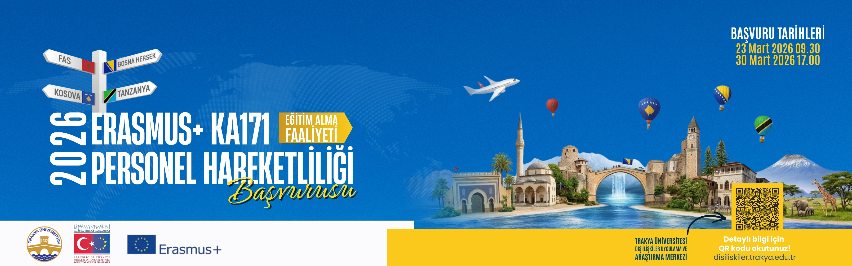 ERASMUS PERSONEL HAREKETLİLİĞİ 2026