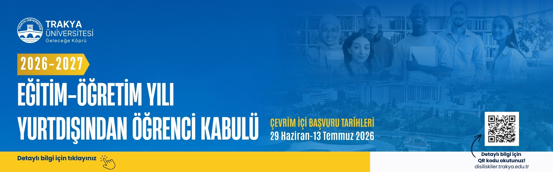 2026-2027 EĞİTİM ÖĞRETİM YILI YURTDIŞINDAN ÖĞRENCİ KABULÜ