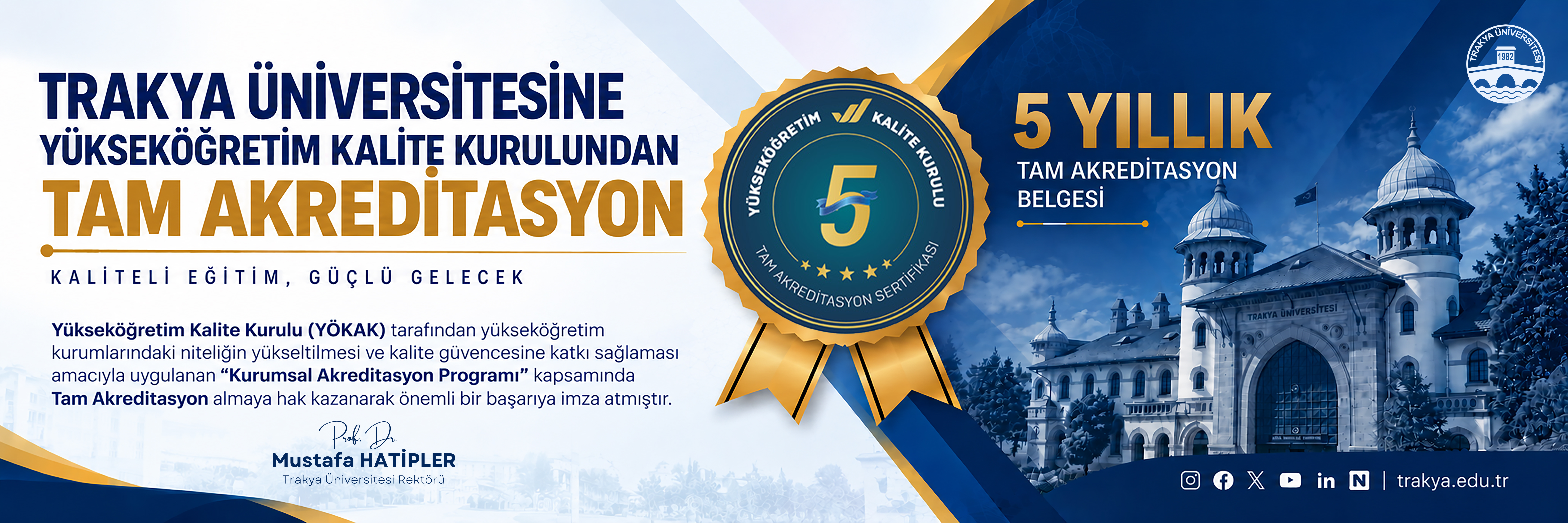 5 YIL AKREDİTASYON